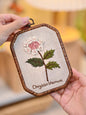 Embroidery Kit for Beginners — 3D Flower Hand Stitching DIY Craft Kit with Frame | All Supplies Included