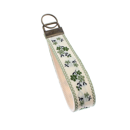 QIUDU floral embroidered keychain QIUDU brand collection