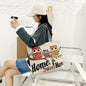 QIUDU Chinese embroidered tote bag large capacity interior view