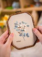 Embroidery Kit for Beginners — 3D Flower Hand Stitching DIY Craft Kit with Frame | All Supplies Included