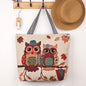 QIUDU Chinese embroidered tote bag sunflower girl pattern