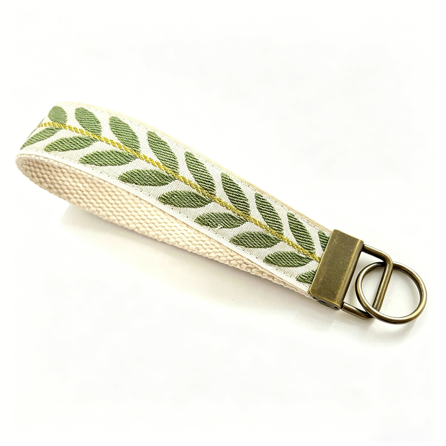 QIUDU embroidered wristlet keychain unique gift under $20