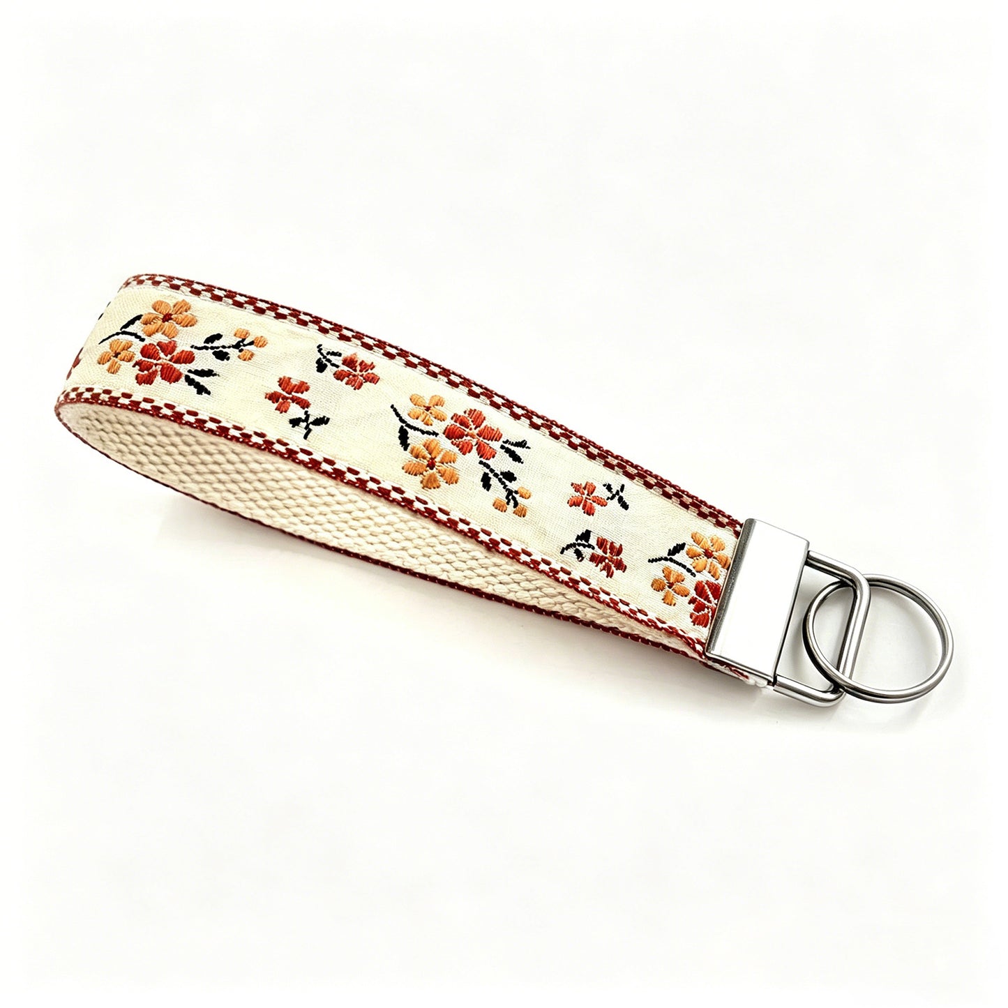 QIUDU embroidered keychain all 6 styles color comparison